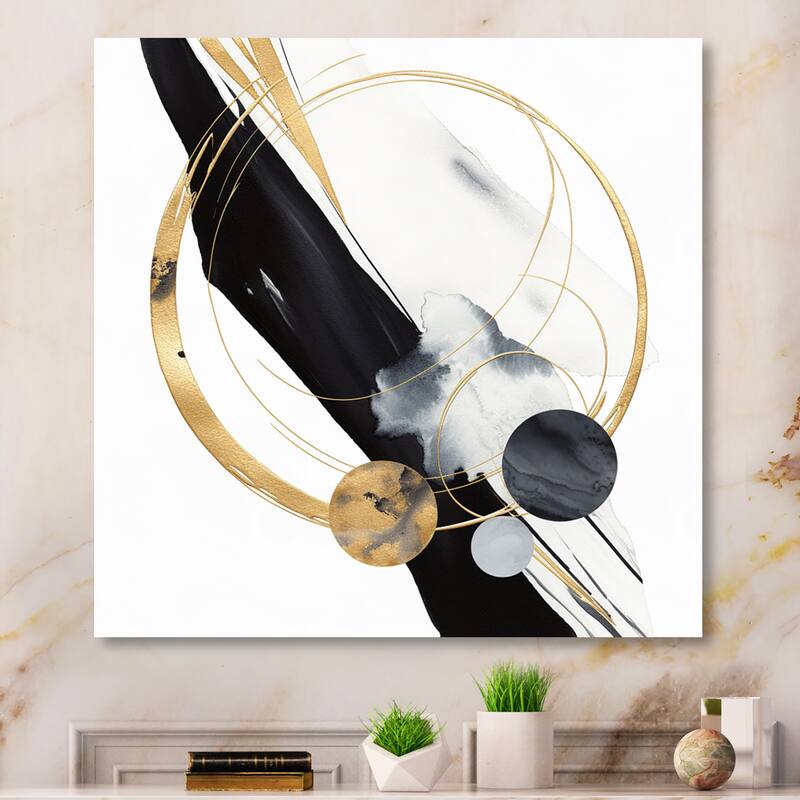 Designart "Marble Painting Textured Iii" Abstract Marble Canvas Wall